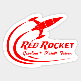 Red Rocket Fuel Sticker